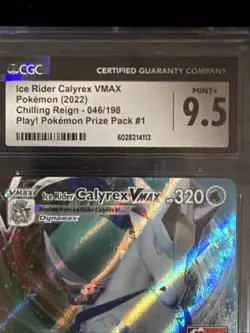 Ice Rider Calyrex VMAX Pokemon 2022 Chilling Reign 046/198 CGC 9.5 Pokemon Stamp - Image 4