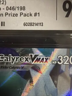 Ice Rider Calyrex VMAX Pokemon 2022 Chilling Reign 046/198 CGC 9.5 Pokemon Stamp - Image 5