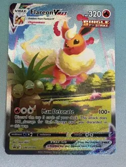 The Pokemon Company Flareon VMAX SWSH180 Promo Holo English 2021 320HP NM/LP - Image 1
