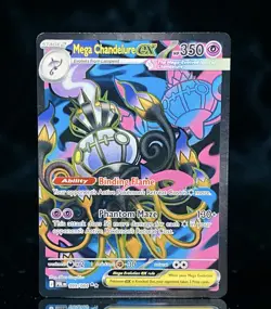 Pokemon Mega Chandelure Ex #099/084: ME Pitch Black (Read Description) 🔥 - Image 1