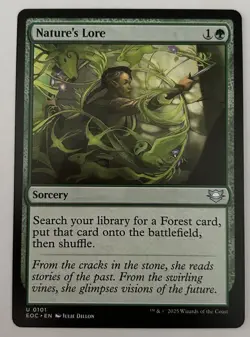 Nature's Lore U Regular #101 | EOC Edge of Eternities Commander | MTG - Image 1