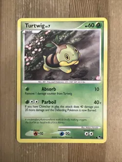 Pokemon TCG Turtwig POP Series Promos 9 17/17 Regular Common LP - Image 1