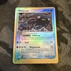 Nintendo Whiscash 48/97 EX Dragon Holo Rare 2003 90HP Pokemon TCG - Image 1