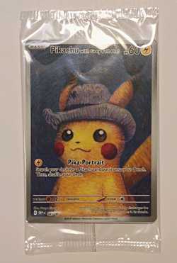 Pikachu Pokemon TCG Van Gogh Museum Promo Sealed Pack 2023 English 1 Pack - Image 1