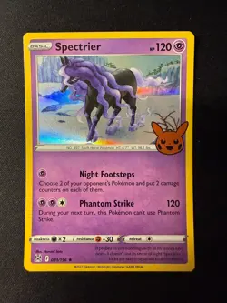 Spectrier 081/196 Holo Rare Lost Origin Pokemon Holo Lightly Played - Image 1