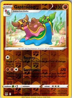Gastrodon 102/196 Uncommon Lost Origin Pokemon Reverse Holo Near Mint - Image 1