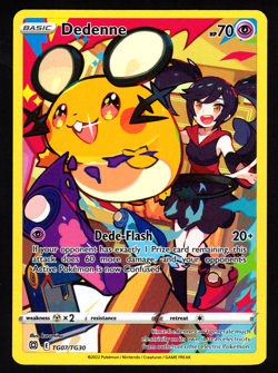 Dedenne TG07/TG30 Brilliant Stars Ultra Rare Trainer Gallery Pokemon TCG NM - Image 1