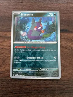 Morpeko 121/182 Pokemon Sv04: Paradox Rift Reverse Holo NM - Image 1