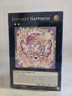 Yu-Gi-Oh! TCG: Epurrely Happiness AMDE-EN014 - Rare - 1st Edition - NM Condition - Image 1