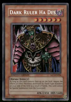Dark Ruler Ha Des MC1-EN006 Master Collection Volume 1 Yu-Gi-Oh Limited MP - Image 1