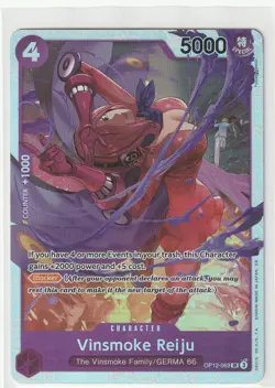 Vinsmoke Reiju OP12-063 Super Rare Legacy of the Master One Piece Foil Near Mint - Image 1