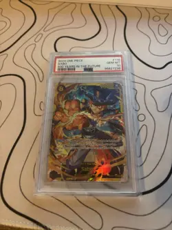 Namco One Piece CCG Sabo OP07-118 Foil Secret Rare 2024 PSA 10 - Image 1