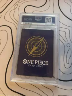 Namco One Piece CCG Sabo OP07-118 Foil Secret Rare 2024 PSA 10 - Image 2