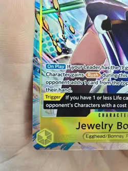 Jewelry Bonney OP13-108 Alternate Alt Art SR NM One Piece Carrying On His Will - Image 5
