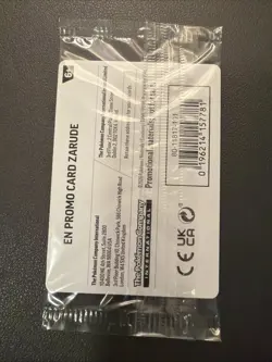 Gamestop Zarude Holo Promo Pokemon Card Pitch Black Release SEALED - Image 2