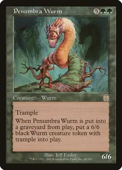 Penumbra Wurm - MTG Cards Shop - Image 1