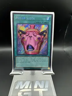Konami Pot of Sloth Holo Spell Card Chaos Origins CORI-EN061 1st Ed Yu-Gi-Oh - Image 1