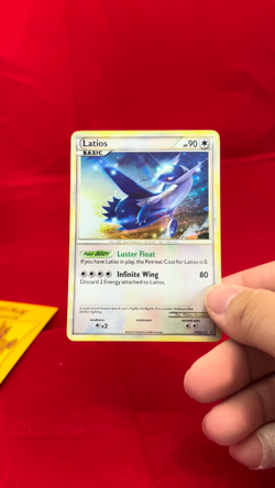 LATIOS Holo Pokemon card TCG HGSS11 2010 Promo NM - Image 2