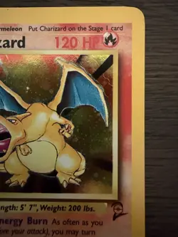 1999-2000 Pokemon TCG Charizard Base Set 2 Holo Rare Card 4/102 - Image 3