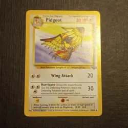 PIDGEOT 24/64 - Jungle - Non Holo - Rare - VINTAGE WOTC Pokemon CARD - NM - Image 1