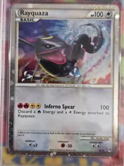2011 Pokemon Call of Legends #SL10 Rayquaza Holo Card PSA 8 - Image 4