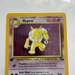 Pokemon TCG Hypno 1st Edition Holo Card Fossil Rare, 8/62 - Image 2