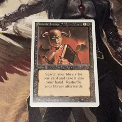 Demonic Tutor X1 Mtg Revised Nm/Nm- - Image 1