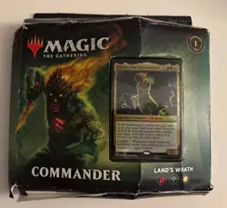 Magic The Gathering - Zendikar Rising Commander Deck - Land's Wrath Sealed READ - Image 1