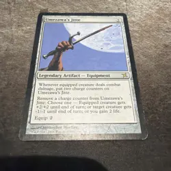 MTG Umezawa's Jitte - Betrayers of Kamigawa #163 - Image 1