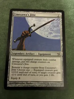 MTG Umezawa's Jitte - Betrayers of Kamigawa #163 - Image 1