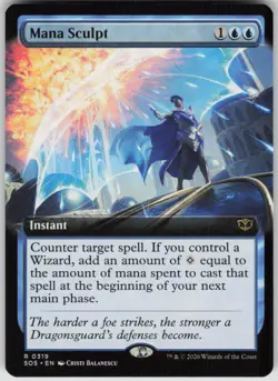 MTG Mana Sculpt Extended Art NM Secrets of Strixhaven Magic 319 - Image 1