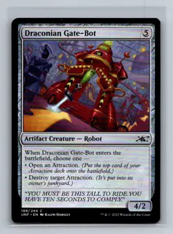 188 Draconian Gate-Bot NM Unfinity - Image 1