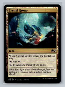 254 Crystal Grotto NM Wilds of Eldraine Foil - Image 1