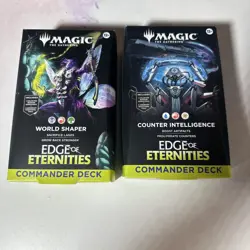 MTG Edge of Eternities Commander Decks Pair World Shaper + Counter Intel - Image 1