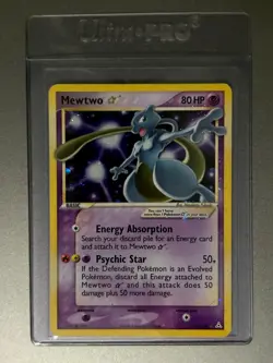 Mewtwo Star 103/110 Holon Phantoms (2006) Holo Ultra Rare English Pokemon - Image 1