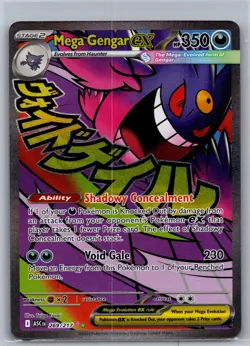Mega Gengar ex 269/217 Mega Attack Rare Ascended Heroes Pokemon Holo Near Mint - Image 1