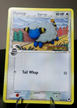 Pokemon Mareep Reverse Holo EX Dragon Frontiers LP 54/101 - Image 1