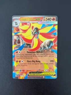 Mega Pyroar ex 015/086 Holo Double Rare Chaos Rising Pokemon Near Mint - Image 1