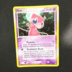Pokemon Mew 040 Nintendo Trainer's Challenge Set Holo Promo English 50HP - Image 1