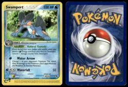 Swampert 23/109 Rare Ruby & Sapphire Pokemon Heavily Played - Image 1