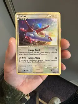 Nintendo Pokemon TCG Latias HGSS10 Black Star Promo Cracked Ice Holo 2010 - Image 1