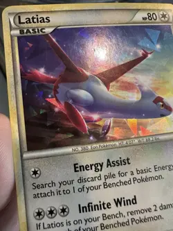 Nintendo Pokemon TCG Latias HGSS10 Black Star Promo Cracked Ice Holo 2010 - Image 5