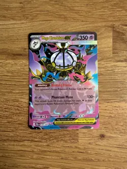 Mega Chandelure ex 038/084 Double Rare Pitch Black Holo NM/M - Image 1
