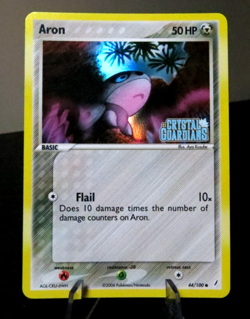 Pokemon Aron Reverse Holo EX Crystal Guardians 44/100 NM - Image 1