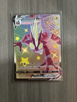 Pokemon Toxtricity VMAX Full Art Shiny Holo Rare Shining Fates SV113 320 HP - Image 3