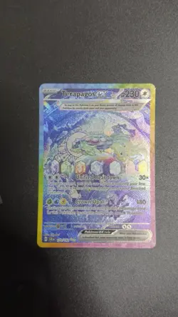 Pokemon Terapagos ex 170/142 Sv07 Stellar Crown Hyper Rare Full Art Holo EN - Image 1