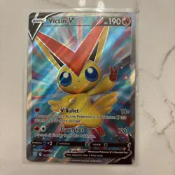 VICTINI V 144/163 ULTRA RARE BATTLE STYLES POKEMON NM - Image 1