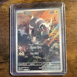 Pokemon TCG Blitzle 114/086 Sv: White Flare IR Full Art Holo English 60HP - Image 1