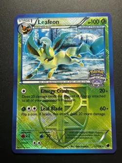 Leafeon - 11/116 - Pokemon Plasma Freeze State Championships Promo LP - Image 1