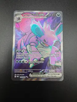 Pokemon TCG Team Rocket's Nidoking ex 216/182 Destined Rivals Ultra Rare Holo - Image 1